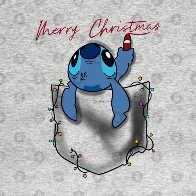 Cute Christmas Stitch by OktInk